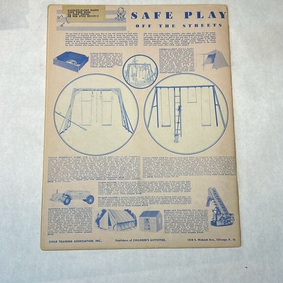 VTG Children's Activities For Home & School Magazine Book June 1947 - Picture 3 of 5